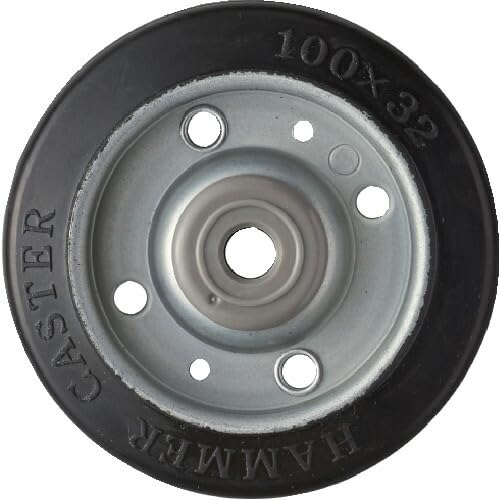 乐天商城 - ハンマーキャスター(Hammer Caster) S型 ゴム車 100mm 車輪のみ 425S-R100 送料無料