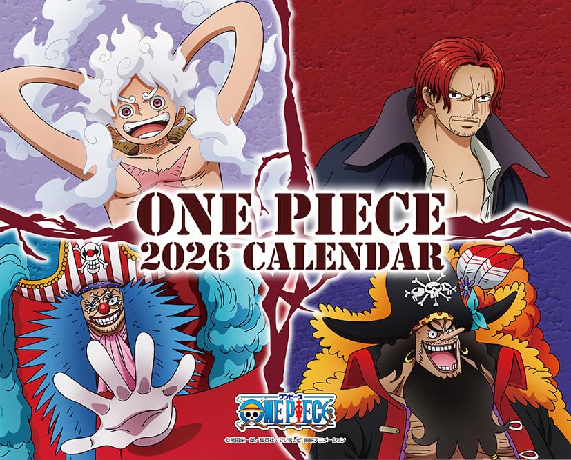 東映アニメーション 卓上 ONE PIECE 2026年カレンダー 16×20 CL-013 送料無料