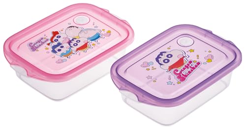 スケーター(Skater) シール容器 保存容器 おかず容器 500ml 抗菌 日本製 2P クレヨンしんちゃん 25 FCN2WAG- 送料無料