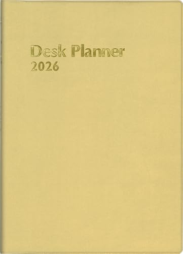 博文館 手帳 2026年 A5 ウィークリー デスクプランナー ゴールド No.157 (2026年 1月始まり) 送料無料