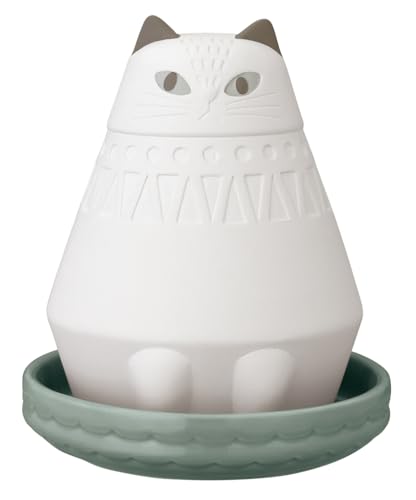 デコレ 潤いマスコット fikalycka ねこ 約102×103×h126 受け皿:約φ118×h23 AG-29965 送料無料