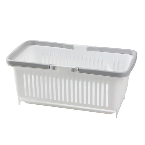 パール金属 食器 水切りかご バスケット 取っ手付 プラスチック製 日本製 キッチンメイトプラス HC-771 送料無料
