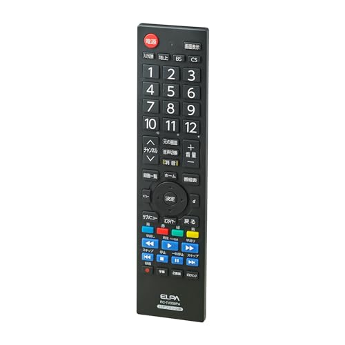 乐天商城 - エルパ テレビリモコン パナソニック RC-TV009PA 送料無料