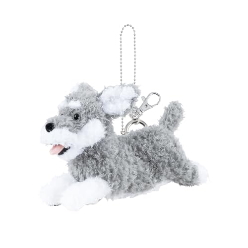 Other - りぶはあと ポーチ フラッピー ミニチュアシュナウザー (全長約20cm) かわいい チェーン付 小物入れ 犬 37252-72 送料無料