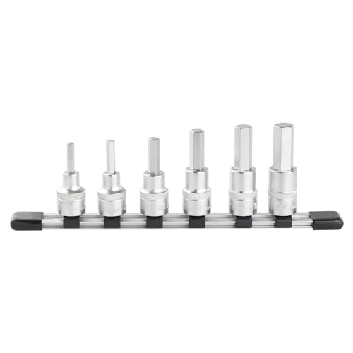 トネ(TONE) ヘキサゴンソケットセット(ホルダー付) HH406 差込角12.7mm(1/2) 内容6点 送料無料
