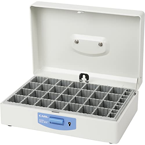 カール事務器 印鑑ケース スチール印箱 特2 科目印収納数196個 SB-7005 送料無料
