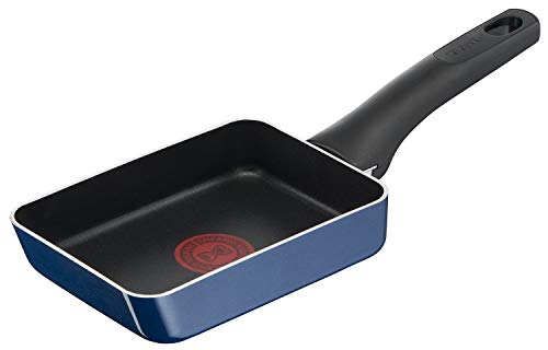 Double Sided Fry Pans - ティファール 玉子焼き器 12×18cm ガス火対応 「ロイヤルブルー・インテンス エッグロースター」 こびりつきにくい ブルー D52 送料無料