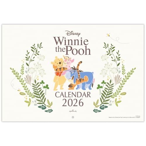 ホールマーク ディズニー くまのプーさん 2026年 カレンダー 壁掛け 大 845353 送料無料の商品画像