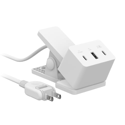 1)C×2/A×1ポートホワイト/-/EC-AC11667WH・Color:ホワイトStyle:1)C×2/A×1ポートPatternName:1)充電器のみ・パッケージ個数:1・机などに挟んで使えるクリップ機構を搭載した、USB Type-C(TM)ポートとUSB-Aポート付きのAC充電器です。・2つのUSB Type-Cポート、1つのUSB-Aポートを装備しています。・USB Type-Cポートへの1ポート接続時は、USB Power Delivery 67Wを出力。ノートパソコンを十分な速度で充電できます。・2ポート同時接続時は10W〜45W、3ポート同時接続時は10W〜45Wでの出力が可能。スマートフォンやタブレット、ワイヤレスイヤホン、電子タバコなどのデバイスを同時に充電できます。・充電器を常設できないテーブルなどに一時的に設置することも可能です。リビングでのテレワークや宿題の際、また就寝時にベッドに挟んで手元で機器を充電できるため、非常に便利です。【仕様】 ■対応機種：各USB Type-CポートからUSB Power Delivery 67WおよびPPS 49.5W、またはUSB-Aポートから12Wの規格内で充電可能なノートパソコン、スマートフォンなどの機器。2ポート以上同時接続時、合計最大65Wまでの出力で充電・給電可能な機器とその組み合わせ。 ■コネクター形状：USB Type-Cポート×2、USB-Aポート×1 ■定格入力電圧：AC100〜240V、50/60Hz ■定格入力電流：1.8A ■定格出力電力(単独接続時)：USB Type-C1/C2ポート:最大出力67W、PPS最大出力49.5W、USB-A1ポート:最大出力12W ■定格出力電力(2ポート同時接続時(1))：USB Type-C1+USB Type-C2ポート:合計最大出力65W、USB Type-C1ポート最大出力20W、USB Type-C2ポート最大出力45W、PPS最大出力30W ■定格出力電力(2ポート同時接続時(2))：USB Type-C1+USB-A1ポート:合計最大出力20W、USB Type-C1ポート最大出力10W、USB-A1ポート最大出力10W、USB Type-C2+USB-A1ポート:合計最大出力57W、USB Type-C1ポート最大出力45W、PPS最大出力30W、USB-A1ポート最大出力12W ■定格出力電力(3ポート同時接続時)：合計最大出力65W、USB Type-C1ポート最大出力10W、USB Type-C2ポート最大出力45W、PPS最大出力30W、USB-A1ポート最大出力10W ■定格出力電圧(単独接続時)：USB Type-C1/C2ポート:5V/9V/12V/15V/20V、PPS出力5〜11V、USB-A1ポート:5V ■定格出力電圧(2ポート同時接続時(1))：[USB Type-C1+USB Type-C2ポート接続時]USB Type-C1ポート:5V/9V、USB Type-C2ポート:5V/9V/12V/15V/20V、PPS出力5〜11V ■定格出力電圧(2ポート同時接続時(2))：[USB Type-C1+USB-A1ポート接続時]USB Type-C1ポート:5V、USB-A1ポート:5V、[USB Type-C2+USB-A1ポート接続時]USB Type-C2ポート:5V/9V/12V/15V/20V、PPS出力5〜11V、USB-A1ポート:5V ■定格出力電圧(3ポート同時接続時)：USB Type-C1ポート:5V、USB Type-C2ポート:5V/9V/12V/15V/20V、PPS出力5〜11V、USB-A1ポート:5V ■定格出力電流(単独接続時)：USB Type-C1/C2ポート:5V/9V/12V/15V時3A・20V時3.35A、PPS出力5〜11V時4.5A、USB-A1ポート:5V時2.4A ■定格出力電流(2ポート同時接続時(1))：[USB Type-C1+USB Type-C2ポート接続時]USB Type-C1ポート:5V時3A・9V時2.22A、USB Type-C2ポート:5V/9V/12V/15V時3A・20V時2.25A、PPS出力3.3〜11V時3A ■定格出力電流(2ポート同時接続時(2))：[USB Type-C1+USB-A1ポート接続時]USB Type-C1ポート:5V時2A、USB-A1ポート:5V時2A、[USB Type-C2+USB-A1ポート接続時]USB Type-C2ポート:5V/9V/12V/15V時3A・20V時2.25A、PPS出力5〜11V時3A、USB-A1ポート:5V時2.4A ■定格出力電流(3ポート同時接続時)：USB Type-C1ポート:5V時2A、USB Type-C2ポート:5V/9V/12V/15V時3A・20V時2.25A、PPS出力5〜11V時3A、USB-A1ポート:5V時2A ■外形寸法：幅約60mm×奥行約13mm×高さ約70mm ※本体のみ、ケーブルと突起部を除く ■重量：約295g ■カラー：ホワイト ■使用温度：0℃〜35℃ ■法令：◇PSE 特定電気用品 ■期間：1年間 ■使用可能地域：日本 ■ACコード長：約1.5m ■二重被ふく：○ ■絶縁キャップ付きプラグ：○ ■スイングプラグ：○ ■固定方法：クリップ機構による机などへの仮固定が可能 ■吊り穴：○(φ10mm) 【説明】 ■机などに挟んで使えるクリップ機構を搭載した、USB Type-CポートとUSB-Aポート付きのAC充電器です。 ■2つのUSB Type-Cポート、1つのUSB-Aポートを装備しています。 ■USB Type-Cポートへの1ポート接続時は、USB Power Delivery 67Wを出力。ノートパソコンを十分な速度で充電できます。 ■2ポート同時接続時は10W〜45W、3ポート同時接続時は10W〜45Wでの出力が可能。スマートフォンやタブレット、ワイヤレスイヤホン、電子タバコなどのデバイスを同時に充電できます。 ■充電器を常設できないテーブルなどに一時的に設置することも可能です。リビングでのテレワークや宿題の際、また就寝時にベッドに挟んで手元で機器を充電できるため、非常に便利です。 ※テーブルなどに一時的に設置する場合、USBポートが上向きになるように設置してください。 ■約15〜35mmの厚さの板に設置が可能です。 ■板との接地面はラバー仕様となっており、傷防止や滑り止め効果があります。 ■直径約10mmの吊り穴付き。使用しないときは、フックなどに吊って収納することができます。 ■狭い場所でも配線しやすい180度スイングプラグを採用しています。 ■USB Power DeliveryおよびPPS規格に対応。機器に応じて電圧、電流が変化するため、スマートフォンやタブレットはもちろん、Windowsノートパソコンも幅広い機種を充電できます。 ※USB Power Deliveryとは、アダプターと接続機器間で情報をやり取りすることで、その機器間における最適な電力を選択し、高速充電を実現するUSB規格です。PPS(Programmable Power Supply)とは、0.02V単位で電圧を調整し、最適な電力で効率的に供給することができるUSB Power Deliveryのオプション規格です。 ※本製品のUSB Power Delivery最大出力は67Wです。PPS(Programmable Power Supply)最大出力は49.5Wです。 ■電源コードには一般社団法人日本配線システム工業会規格(JWDS0010)に適合した二重被ふくコードを採用しており、断線や被ふく破れによる感電・火災の防止に有効です。 ■柔軟で取り回しがしやすい、並行2芯線の平型コードです。 ■接続機器を見分けて、適した出力で充電する”おまかせ充電”に対応しています。※USB-Aポートのみ対応。 ■GaN II Plus(窒化ガリウムIC)を採用し、高出力ながらコンパクトサイズを実現しました。 ■従来の安全設計に加え、Thermal Protectionを搭載し、通電時に温度を監視、制御することでお使いの機器を守ります。 ■電気用品安全法(PSE)の認証品です。また、当社独自のテストを実施した高い安全性が確認された製品です。 ■トラッキング現象による火災や感電の危険を抑制する絶縁キャップ付きのプラグを採用しています。 ※USB Type-C、Lightning、USB Micro-B以外の端子に変換するケーブルや変換アダプターを使用すると、給電(充電)できない場合や、充電が遅くなる場合があります。 ■本製品はUSB-IFのテストと同等のテストを当社独自で実施し、USB Power Delivery対応製品との高い互換性が保たれています。 ※充電ケーブルは同梱していません。別途ご用意ください。 ※機器本体や充電器が濡れた状態で充電すると、異常な発熱・焼損の原因となり大変危険ですのでおやめください。 ※USB Type-C and USB-C are trademarks of USB Implementers Forum. ■自社環境認定基準を1つ以上満たし、『THINK ECOLOGY』マークを表示した製品です。 ■廃棄物削減に取り組み、製品に同梱する取扱説明書等をペーパーレス化した製品です。 ■環境保全に取り組み、製品の包装容器におけるプラスチック重量を、社内基準製品より20%以上削減した製品です。 ■環境保全に取り組み、製品本体の主たる構成部品や構成要素の原料に占めるリサイクル原料の割合が10%を超えている製品です。 【商品に関するお問い合わせ】 エレコム製品サポート 8056.jp をご確認ください。