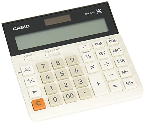 乐天商城 - カシオ計算機 ヨコ型ワイド実務電卓 DW120LN 送料無料