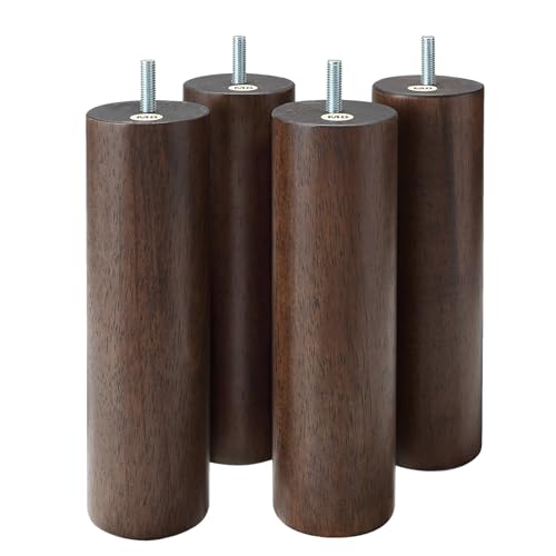 無印良品 木製脚 20cm ブラウン（M8） ・4本組 84410512 送料無料