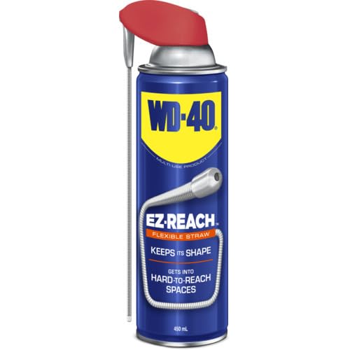 -/-/WD-015・パッケージ個数:1・●炭酸ガス（CO2）を使用する事で内容量が最大に。●他社製品に比べ持続性160％（JIS規格に基づく）の防サビ効果。・●様々な用途に使用可能・2 000通り以上の使い方●水置換性能により、塗布表面の水分・汚れを除去し、保護皮膜を形成します。・●きしみを止める。●水分を取り除く。●汚れを落とし保護する。●錆びた部分を緩め滑らかにする。●粘着によるべたつきをなくす。●WD-40イージーリーチは従来のマルチユーズプロダクト（MUP）にフレキシブルに曲がる便利なノズルがついた製品です。●MUPは、ヒンジ、ホイール、ローラー、チェーン、ギアなどの可動部に使用する潤滑剤です。●工具やスポーツ用品などをサビや腐食から保護します。●ナット、ボルト、バルブ、ロックなどの腐食部品に浸透し、固着を解きます。●接着剤、腐食、塗料を素早く除去します。●水没したエンジン、スパークプラグ、電動工具などの機器を復元するために湿気の下に侵入し金属を保護します。●原液量(ml)：371●鉱物油・石油系溶剤●-42℃〜148℃●使用前に缶をよく振って下さい。