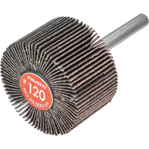 -/-/EF4025-120・パッケージ個数:1・●最高使用回転数：20000rpm●粘りある研磨布を使用し、研磨力と耐久性、低コストを実現したエコノミータイプのフラップホイールです。●ペーパーがしなり弾力性があるため、加工物にフィットした研磨ができます。●両面キャップレスで金具を使用していないため、ワークへの傷が付きにくく使用しやすいフラップホイールです。