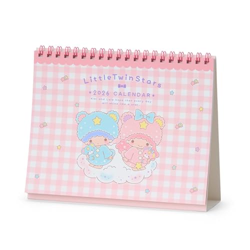 サンリオ(SANRIO) リングカレンダー 2026 リトルツインスターズ キキ ララ 紙 卓上 622061 送料無料