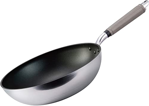 Double Sided Fry Pans - 北陸アルミ いため鍋 30cm 軽量 アルミ ガス火 日本製 シリーズ最軽量化 全面均一加熱 時短フライパン 丈夫 frying pan 送料無料