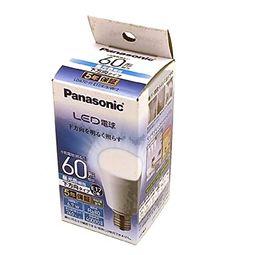 乐天商城 - パナソニック ミニクリプトン型 LED電球 口金直径17mm 電球60W形相当 昼光色相当(6.9W) 小型電球・下方向タイプ 1個入 送料無料