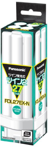 パナソニック ツイン蛍光灯 27形 ツイン2 パルック色 FDL27EXN 送料無料