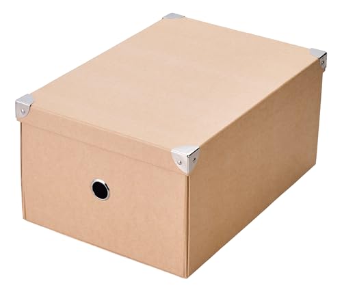 乐天商城 - パール金属 収納 ケース ストレージ パルプ ボックス Lサイズ 製品サイズ：(約)27×38×18cm クラフトナチュラル N-726 送料無料