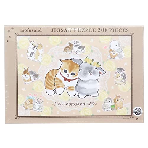乐天商城 - エンスカイ(ENSKY) ジグソーパズル mofusand うさ×にゃん 208ピース (208-103) 送料無料
