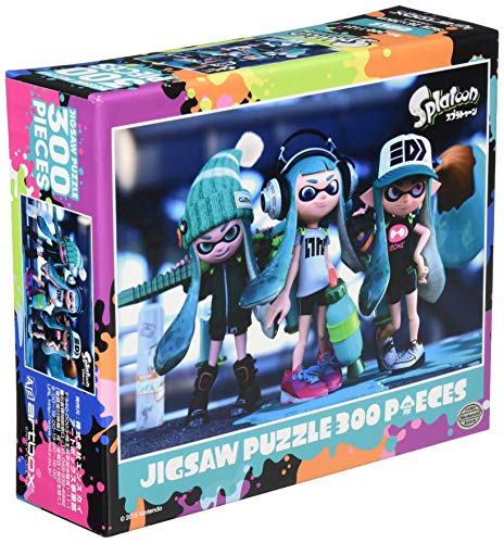 300ピースSplatoon Girls/26x38cm/300-1121・パッケージ個数:1・本体サイズ :26x38cm・(C)2015 Nintendo・対象性別: female・対象年齢: キッド商品紹介 ぬって、ぬられて、ナワバリバトル! 超『イカ』したゲーム、スプラトゥーンのジグソーパズルが登場です! 『ハイカラシティ』の住人たちがジグソーパズルになりました! ヒトとイカの姿を切り替えられる彼らは、 ヒトの姿では「ブキ」を使ってペンキを塗ったり相手を撃ち落したり、イカの姿ではペンキの中を素早く泳ぎ、 垂直な壁を登ったり金網を通り抜けたり…縦横無人の彼らの活躍をお部屋に飾って楽しんじゃいましょう! (.co.jpより) 安全警告 なし