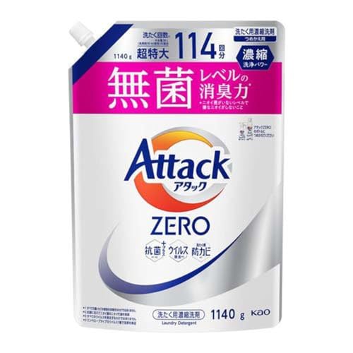 花王 アタックZERO 詰替 超特大 1140g �