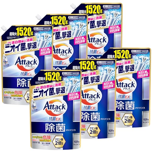 乐天商城 - 【ケース販売】アタック除菌アドバンス つめかえ用1520g×6個 送料無料