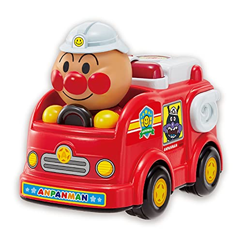 消防車レッド/ワンサイズ/4971404318380・Style:消防車・アンパンマンのはたらくのりものシリーズ!・本体上部のボタンを押すと、アンパンマンとカレーパンマンのおしゃべりが鳴ります。・手で転がすとおしゃべりや走行音などが鳴ります。・転がす速さで音が変わります。・パトランプがピカピカ光ります。商品の説明 ★はたらくのりものシリーズ アンパンマンのかわいい消防車！ ●ゆっくり走らせると「アンパンマン消防車出動！」 などのおしゃべりや走行音が流れ、早く走らせるとおしゃべりが変化し、サイレン音が鳴ってアンパンマンたちが助けに行くシチュエーション遊びが楽しめます！！ ●本体上部のボタンを押すと、アンパンマンとカレーパンマンのおしゃべりが聞こえます！ ■対象年齢：1.5才以上 ■サイズ：約W100×H140×D175 安全警告 なし