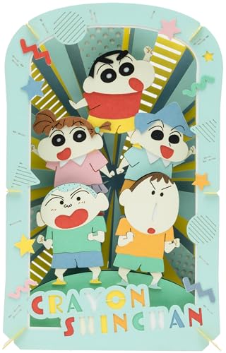 乐天商城 - エンスカイ(ENSKY) クレヨンしんちゃん PT-L67 ペーパーシアター／カスカベ防衛隊 商品サイズ：約H160×W100×D42m 送料無料