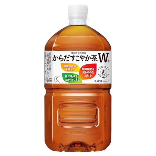 [トクホ] からだすこやか茶W+ 1.05L PET ×12本 送料無料 manesus-10025167 Manesus楽天市場店 パッケージ画像