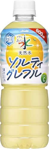 おいしい水 天然水 ソルティグレフル 600ml×24本 [熱中症対策][アサヒ飲料] 送料無料