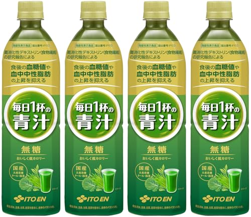 Rakuten - 【4本】[機能性表示食品] 伊藤園 毎日1杯の青汁 無糖 PET 900g x 4本 送料無料