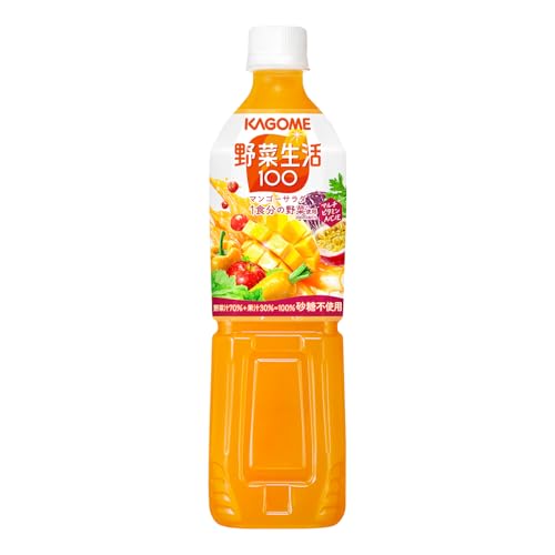 Rakuten - カゴメ 野菜生活100 マンゴーサラダ 720mlペットボトル×15本（砂糖不使用 マルチビタミン A・C・E） 送料無料