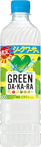 【熱中症対策】サントリー グリーンダカラ 限定シークワーサー味 600ml ×24本 (冷...