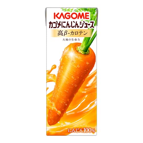 カゴメ にんじんジュース 高β−カロテン 200ml×24本 送料無料