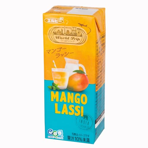 エルビー WorldTripマンゴーラッシー 200ml×24本 送料無料