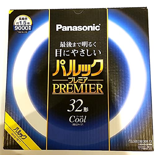 クール色/32 W/FCL32ECW30HF3・Size:32 WColor:クール色・パッケージ個数:1・長寿命で明るいパルック蛍光灯 32w相当・クール色 ランプ電力30w 全光束2480lm・色温度7200k 定格寿命9000時間 口金g10q・商品重量:?218 グラム・直径:?299 ミリメートル光色：クール色 種別：32形
