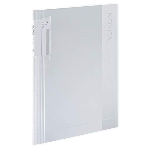 40ポケット(500枚収容可能)クリア/1冊/ラ-NV40T・Color:クリアSize:1冊Style:40ポケット(500枚収容可能)・パッケージ個数:1・【外寸法(高さ・幅・背幅)】 307×251×8〜50mm・【サイズ】 A4-S 【カラー】 透明・【ポケット枚数】 40枚・【仕様】 替背紙式、中紙なし・【材質】 表紙:R-PP、ポケット:PP商品紹介 ■■書類の量に応じて背幅が変わるから、かさばらずに収容できるクリヤーブック ノビータ■■ 【背幅が約8倍広がる】 書類の量に合わせて背幅が変わるので、いつでもコンパクトに書類を収容できます。 【書類が少なくてもかさばらない】 書類が少なくても背幅がかさばらず、無駄なスペースを作りません。使い始めから、コンパクトに保管できます。 【書類が多くてもかさばらない】 大量の書類を入れても、書類が丸まることなくすっきり収容。ファイルが膨らまないので、表紙もぴったり閉じることができます。 ●商品仕様 ・カラー/透明 ・サイズ/A4 ・外寸法(高さ×幅×背幅)/ 307×251×8~50mm ・ポケット枚数/40枚(中紙なし) ・材質/表紙・ポケット:R-PP 原材料・成分 表紙:R-PP、ポケット:PP 安全警告 ※製品の収容枚数は、20ポケット:約400枚、40ポケット:約500枚 60ポケット:約600枚です。なお、1ポケットの最大収容枚数は20枚です。(PPC用紙64g/換算)
