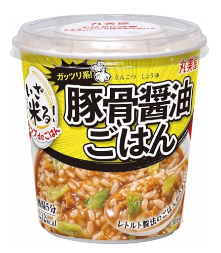 丸美屋 カップdeごはん いざ米る 豚骨醤油ごはん 108.1g×6個 送料無料