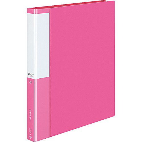 500名ピンク/A4/P3メイ-355NP・Color:ピンクStyle:500名PatternName:単品・パッケージ個数:1・【寸法】33×270×312mm・【仕様】ヨコ入れ 30穴【台紙枚数】25枚・【サイズ】A4【色】ピンク・【収容数】500名・替紙式の名刺ホルダーです。●替紙式の名刺ホルダーです。 ●付属のインデックスシールを使用することにより、効果的な分類、整理ができます。 ●分類に便利な全面替背紙式です。 ●手当たりの良いダブルヒンジ仕様です。 ●表紙には、表面と裏面で色が違うシートを採用しています。