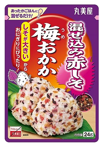 -/24g×10個/-・FlavorName:梅おかかPatternName:10個セット・原材料：味付しそ（しそ、食塩、ぶどう糖、梅酢）（国内製造）、いりごま、味付梅肉（梅肉、デキストリン、食塩、でん粉、小麦粉、パーム油）、鰹削り節、食塩、砂糖、醤油、パーム油、鰹節粉、みりん、酵母エキス粉末／調味料（アミノ酸等）、酸味料、着色料（アントシアニン、カラメル、カロチノイド）、酸化防止剤（ビタミンE）、（一部に小麦・ごま・大豆を含む）・商品サイズ(高さx奥行x幅):19cm×13cm×13.3cm・4902820118063商品紹介 ・あったかごはんに混ぜるだけの、手軽で簡単な「赤しそごはんの素」です。 ・「しそ」と「具材」が大きいから、ごはんが冷めても香り、味わいがしっかりしています。 ・おにぎりやお弁当にもピッタリのおいしさです。 ・風味さわやかな大きめの「しその葉」に、酸味の効いた「フリーズドライの梅肉」、甘旨い「鰹節」、香ばしい「白胡麻」を合わせました。 原材料・成分 味付しそ（しそ、食塩、ぶどう糖、梅酢）（国内製造）、いりごま、味付梅肉（梅肉、デキストリン、食塩、でん粉、小麦粉、パーム油）、鰹削り節、食塩、砂糖、醤油、パーム油、鰹節粉、みりん、酵母エキス粉末／調味料（アミノ酸等）、酸味料、着色料（アントシアニン、カラメル、カロチノイド）、酸化防止剤（ビタミンE）、（一部に小麦・ごま・大豆を含む）