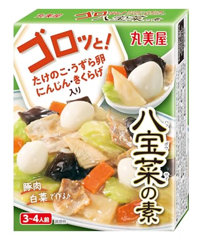 丸美屋食品工業 ゴロッと! たけのこ・うずら卵・にんじん・きくらげ入り 八宝菜の...