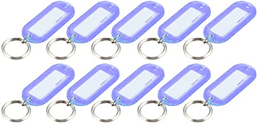 コクヨ キーホルダー型名札 10個パック 青 ナフ-210BX10 送料無料