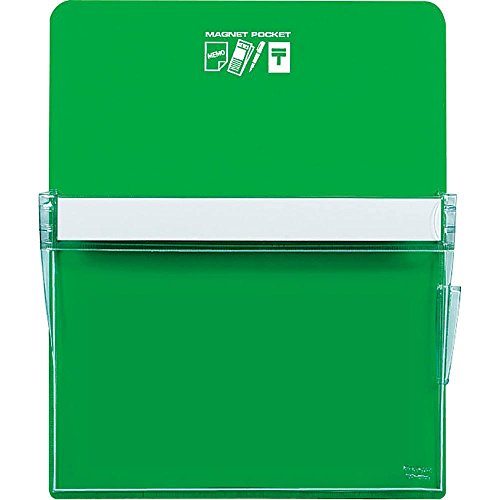 A4用紙 約205枚グリーン/-/マク-500NG・Color:グリーンStyle:A4用紙 約205枚・パッケージ個数:1・【外寸法】 300×240mm　【ポケット内寸法】 180×230mm商品紹介 ●しっかりくっつくマグネットポケットです。 ●ポケットの中身が記入できる差替式大型見出し付きです。 ●スチール面ならどこにでも付けられるマグネットタイプです。 原材料・成分 表面:PVC-P、裏面:マグネットシート、ポケット部:PVC-P 安全警告 ※目安保持荷重は別記の条件での場合です。壁面など条件によって目安保持荷重を維持できない場合がありますのでご注意ください。