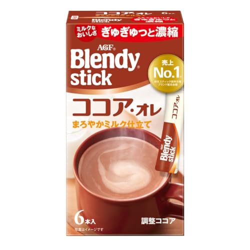 AGF ブレンディスティック ココア・オレ 6本 ×6箱 【 ミルクココア 】 【 粉末 】 送料無料