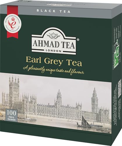 アーマッドティー アールグレイ ティーバッグ 100袋 個包装 イギリス 有名ブランド 紅茶 AHMAD TEA 大容量 業務用 カフェ 送料無料
