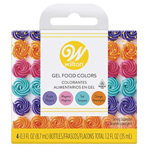 【Wilton】 ジェルカラーセット ビビッド 4色 アイシング 着色料 油性 食紅 製菓 ...