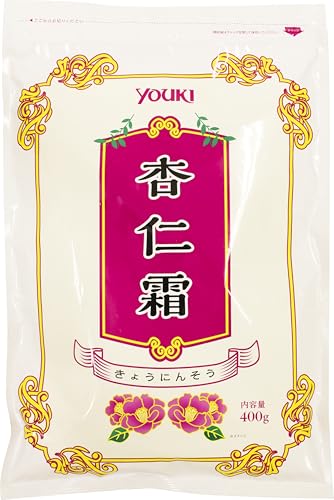 白/400g/-・Size:400g・内容量:400g（業務用サイズ）・杏仁豆腐の香り付けに（チャック付き袋）・約88人分の杏仁豆腐に・原産国:台湾・原材料：砂糖、ぶどう糖、コーンスターチ、甜杏仁、全粉乳／香料、（一部に乳成分を含む）商品紹介 本格杏仁豆腐の香りづけには欠かせない。 独特の甘く芳しい風味は、ミルクやコーヒーなどの飲料にもよく合います 原材料・成分 砂糖、ぶどう糖、コーンスターチ、甜杏仁、全粉乳／香料、（一部に乳成分を含む）
