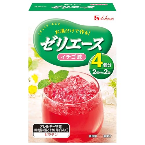 赤/-/-・ゼリーの素・アレルギー:ゼラチン・砂糖(国内製造)、麦芽糖、ゼラチン/酸味料、pH調整剤、着色料(赤ビート、紅花黄)、香料、(一部にゼラチンを含む)・栄養成分表示1個分(製品23g)エネルギー89kcal たんぱく質2.2g 脂質0g 炭水化物20.1g 食塩相当量0.12g商品紹介 ・80℃のお湯で簡単に作れるゼリーの素です。・口当たりなめらかな透明感のあるゼリーです。・イチゴ味の甘酸っぱいフルーティーなおいしさが楽しめます。(無果汁) 原材料・成分 砂糖(国内製造)、麦芽糖、ゼラチン/酸味料、pH調整剤、着色料(赤ビート、紅花黄)、香料、(一部にゼラチンを含む)