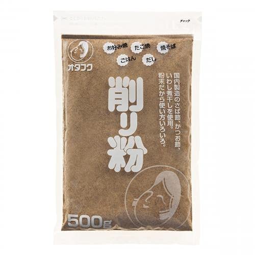 パッケージ個数:1・原材料：さば節（国内製造）、かつお節、いわし煮干し・商品サイズ(高さx奥行x幅):29cm×3cm×19cm商品紹介 豊かな食を通じて喜びをお届けできるよう、お客様からいただいたご意見やご要望にお応えして、心から喜んでいただける商品を一滴一滴に真心を込めて作っています。かつおぶしのシャープで上品な香りと、さば・いわしの甘くてコクのある風味を独自の比率でブレンド。極細粒なので、関西お好み焼に使用してもダマにならず、味がなじみやすいです。 原材料・成分 原材料：さば節（国内製造）、かつお節、いわし煮干し