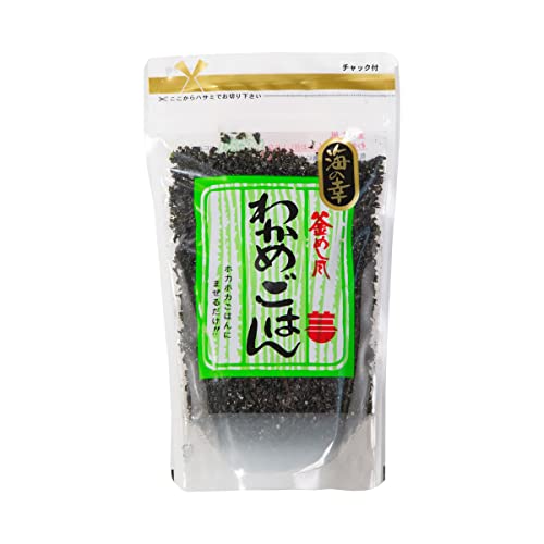 ブラック/-/-・炊き上がったごはんに混ぜ合わせるだけわかめご飯に・原材料:食塩(国内製造)、わかめ(韓国産)、砂糖、かつお風味調味料（食塩、乳糖、粉末醤油、風味原料、砂糖、その他）、乳糖/調味料(アミノ酸等)、(一部に乳成分、小麦、大豆を含む)・内容量:110g・アレルギー表示:乳成分、小麦、大豆商品紹介 和風仕立てのわかめごはん。 炊き上がったごはんに混ぜ合わせ、少し蒸らしてからお召し上がりください。 これ1品で美味しい混ぜごはんになります。 ご家族やグループでのお出かけに便利な大袋でお得。 お弁当やおにぎりに最適です。 ※香り芽本舗の全ての製品は、島根県出雲市にある国内工場で作られています。 原材料・成分 食塩(国内製造)、わかめ(韓国産)、砂糖、かつお風味調味料（食塩、乳糖、粉末醤油、風味原料、砂糖、その他）、乳糖/調味料(アミノ酸等)、(一部に乳成分、小麦、大豆を含む)